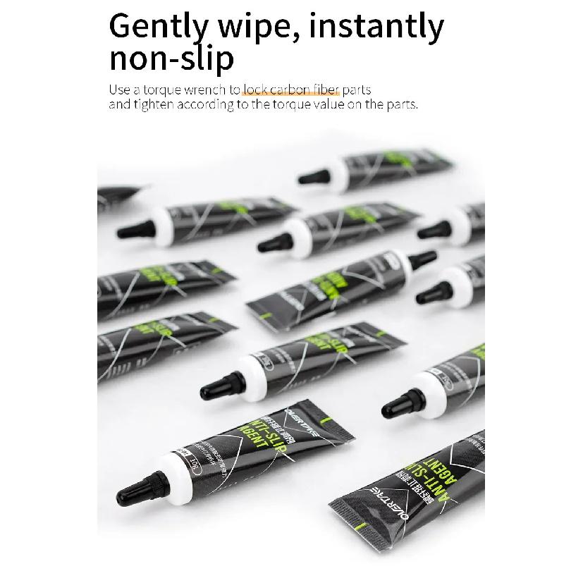 OVERTAKE Carbon Fiber Anti-Slip Paste 10ml Bicycle Seatpost/Handlebar Grip Glue for MTB/Shimano Non-Slip Lubricant