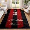 AC Milan Carpet Door Mat for Living Room or Bedroom Protective Mat Under Chair Office Decoration Christmas Gift Birthday Present