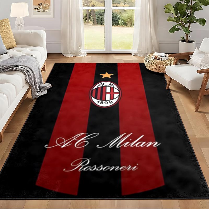 AC Milan Carpet Door Mat for Living Room or Bedroom Protective Mat Under Chair Office Decoration Christmas Gift Birthday Present