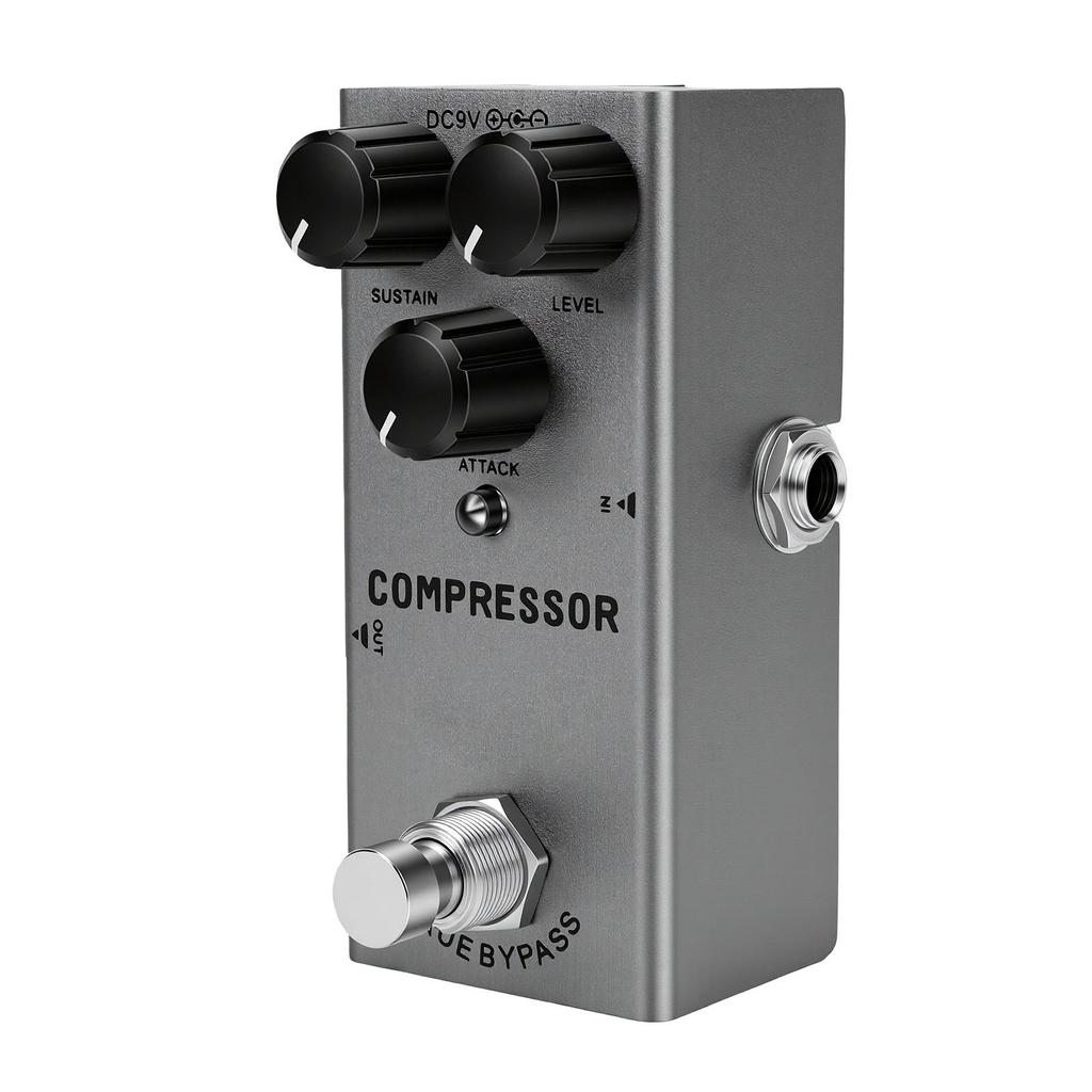 Guitar Compressor Pedal 3 Knobs Dual Mode True Bypass Smooth Dynamic Compressor Effect