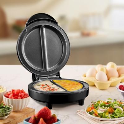 Dual Zone Electric Omelette Maker Non-stick Double-sided Omelet Pan 1000W Rapid Heating Egg