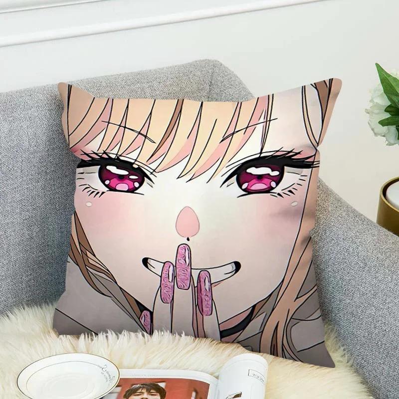 Pillowcases 40*40 Decor Marin Kitagawa Pillow Cases Decorative Cushion Covers for Pillows Pillowcase 45*45 Room Cushions Cover