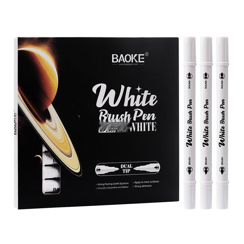 BAOKE MP2960 Double Head Metallic Acrylic Marker Pen