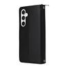 For Samsung Galaxy S25 FE Case 9 Card Slots Zipper Pocket PU Leather Phone Cover with Wrist Strap