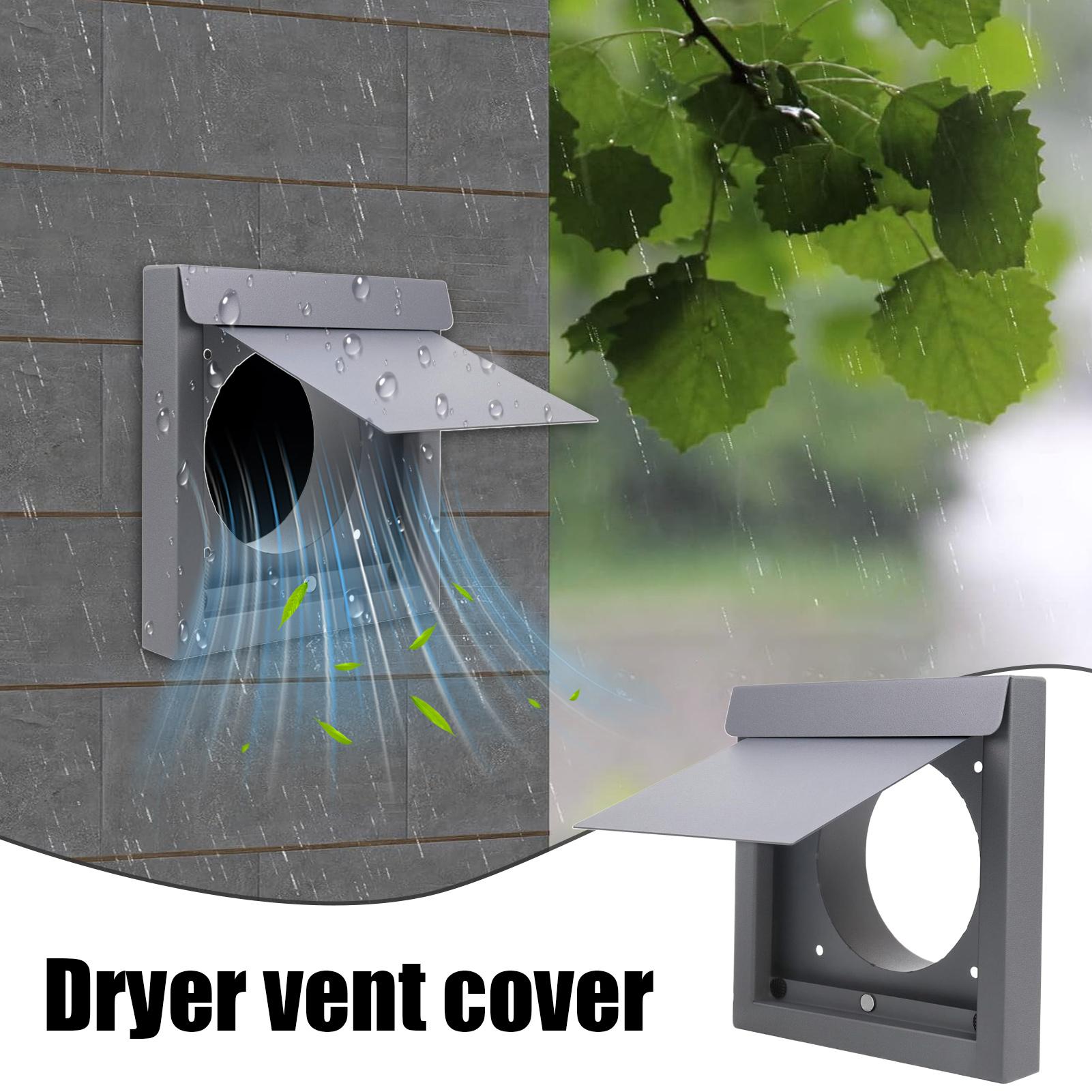 

Outdoor Dryer Vent Cover 4Inch Stainless Steel Maximum Airflow Efficiency Cover For Ventilation Home Outdoor Wall Safety CHINA
