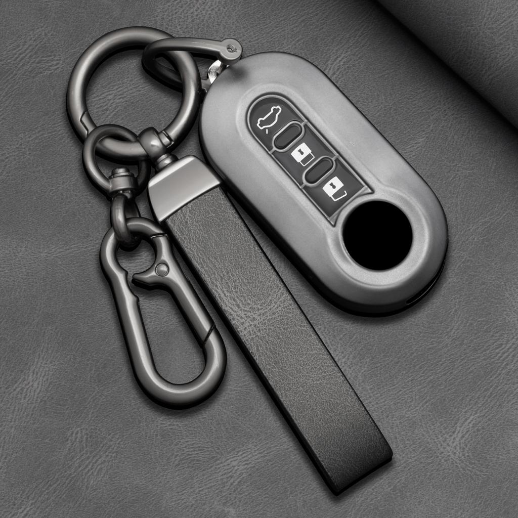 Tpu Car Key Case Cover For Fiat Ducato 500 500L Panda Grande Punto Lancia Musa Auto Shell Fob Car Keychain Accessories