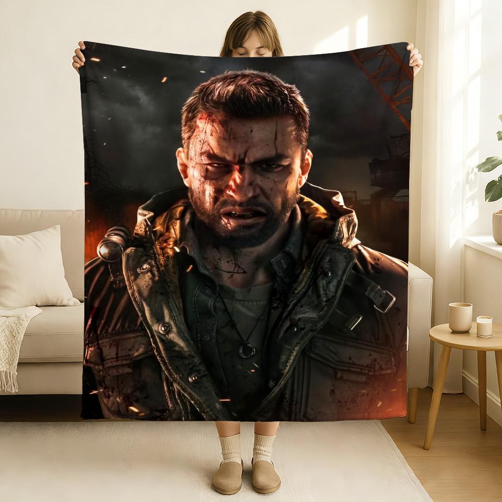 Game Dying Light The Beast Blanket Soft and Skin Friendly For Couch Bed Napping Bedspread All Seasons Comforter