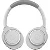 Audio Technica Ath Sr30bt Gy Wireless Headphones BlueTooth With Microphone Up To 70 Hours Playback Gray Ath Sr30bt Gy Gray
