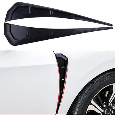 Rhyming Side Fender Vent Air Wing Cover Trim ABS 3D Sticker Exhaust Vent Fit For Civic 2016-2018 Type R FK8 Exterior