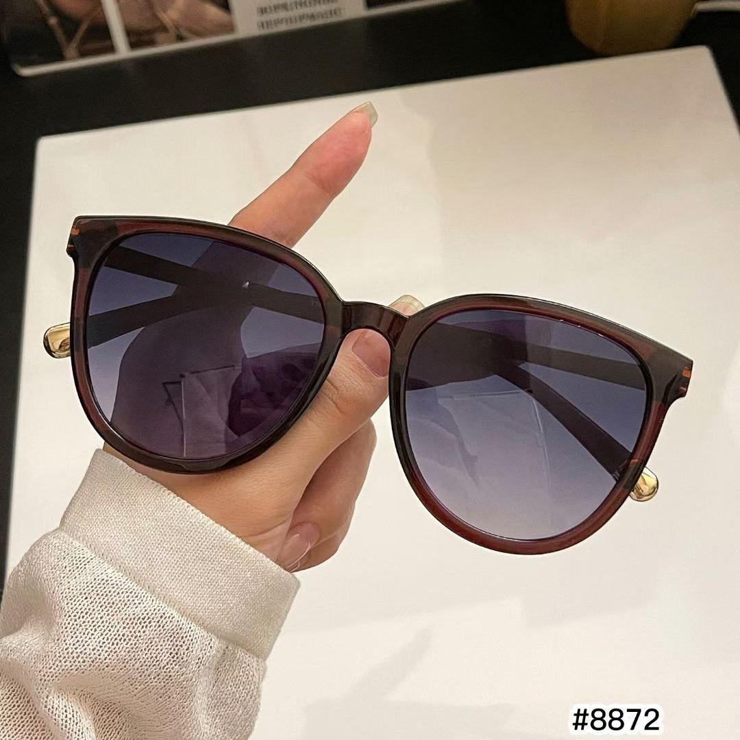 2026 Women s Korean Style Leopard Print Brown TR Polarized Sunglasses: Retro Large Frame, UV Protection.