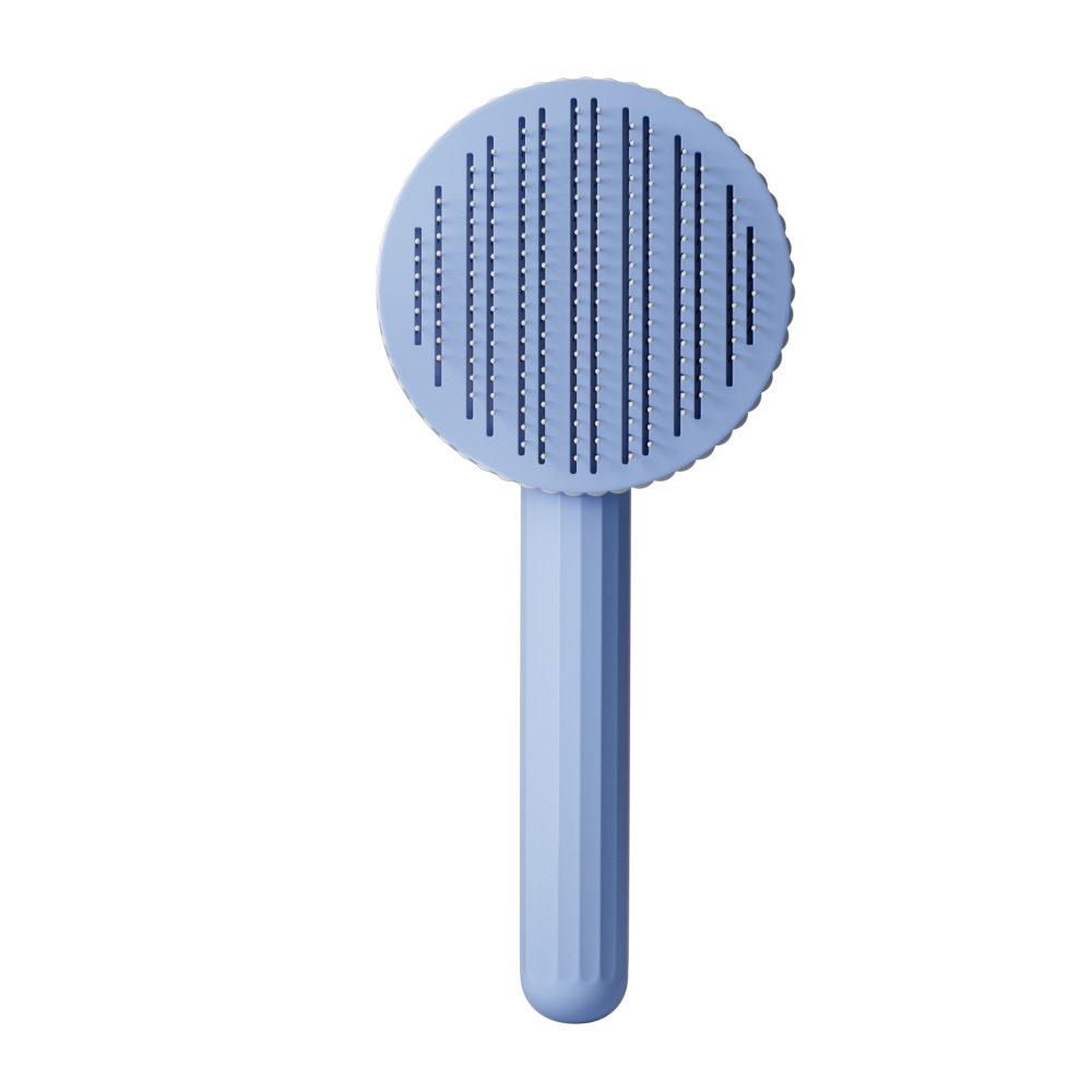 

Расческа для удаления шерсти домашних животных — One-Click для кошек и собак Stainless Steel Pin Comb