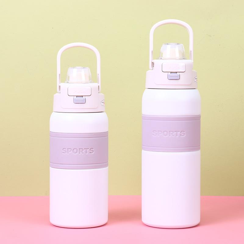 New Best-selling Stainless Steel Insulated Cup Large-capacity Portable Hand-held Sports Water Cup Available in Multiple Colors