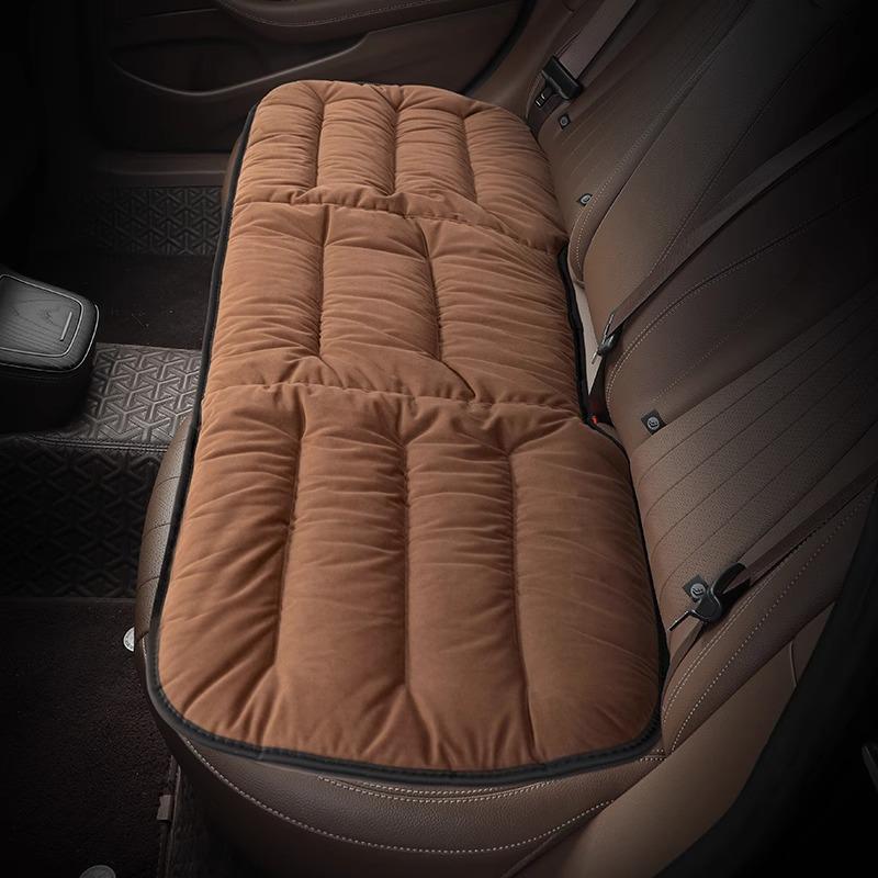 All-Season Universal Car Seat Cushion Set: Single Piece, Winter-Ready, Three-Piece Front & Rear Bench Pad.
