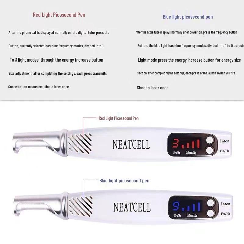 Pico Laser Beauty Device: Tattoo, Spot, Freckle Removal; Non-invasive, Scar-free Eyebrow Treatment.
