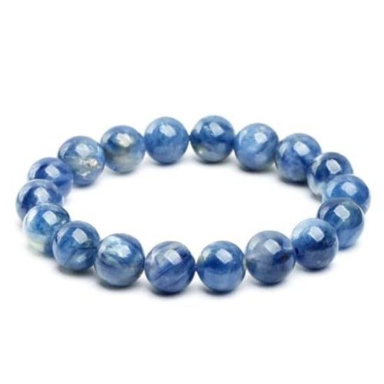 5A grade blue kyanite bracelet natural gemstone energy healing quartz stone bead stretch crystal jewelry women men 8mm