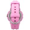 CREPHA Analog 10 ATM Water EL 3D Simple Rubber Kids' Watch, Resistant, Light, Dial, Multifunctional, Cute, Design, Strap, Pink, T-SPORTS