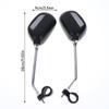 2Pcs Bike Rearview Mirror Reflector Adjustable Bendable Hose Left Right Mirrors Safety Riding Bike Handle Rearview Mirror