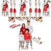 Comfy Family-matching Christmas Pajamas Sleepwear Set Women Men Kids Long Sleeve Deer Nightwear
