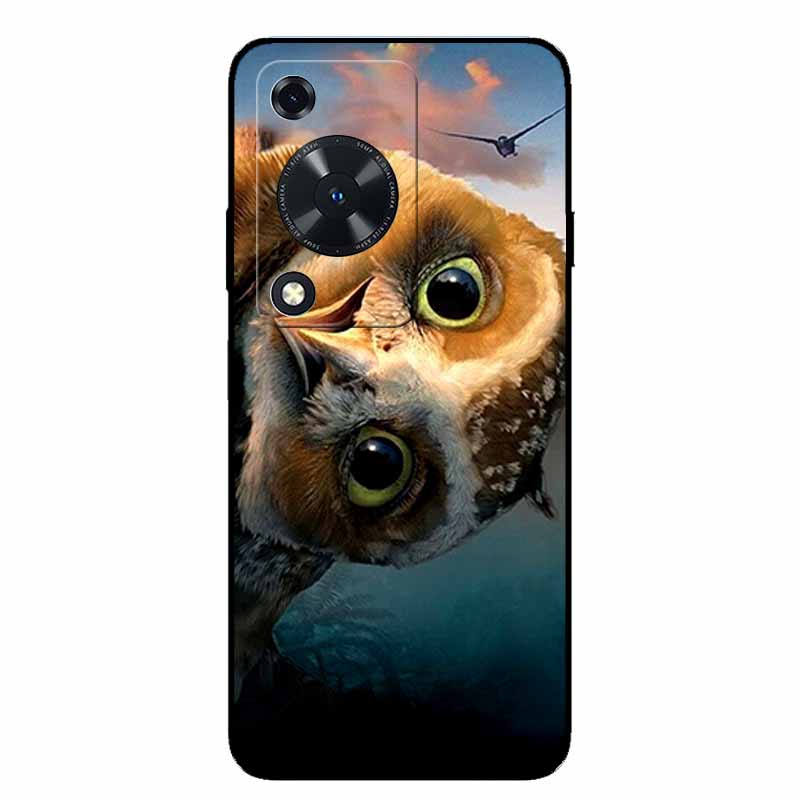 Phone Case For Huawei Nova Y63/ Y72S Case Animal Soft TPU Silicone Back Cover Case For Huawei Nova Y72S TPU Black Funda Nova Y63