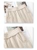 Apricot Women's Woolen Pants - 2024 Autumn/Winter Straight Wide-Leg Casual Style