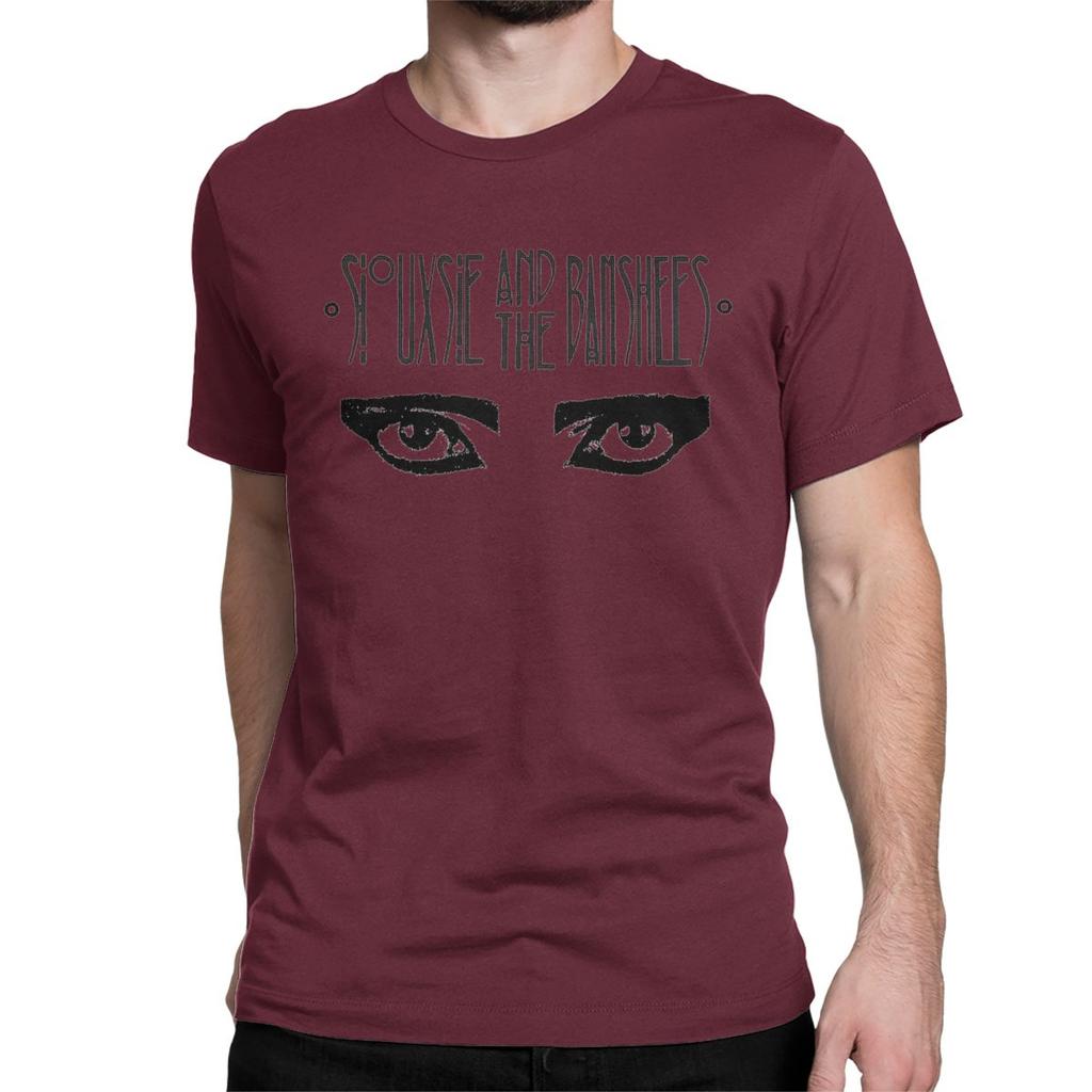 British Rock Band Siouxsie Sioux T Shirts Men Women's Pure Cotton T-Shirts Siouxsie And The Banshees Tees Short Sleeve Tops
