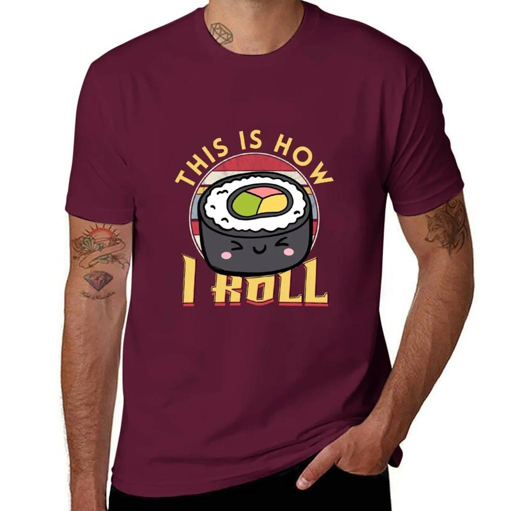 This is how I roll T-Shirt basketball graphic tees heavyweights sports fans men clothing