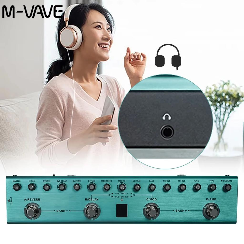 TANK-G Bezprzewodowy Hub Gitarowy | 9 Gniazd Preampu/8 IR + Bramka Szumów | Synchronizacja MIDI Bluetooth i 20h Akumulatorowy Rig Sceniczny