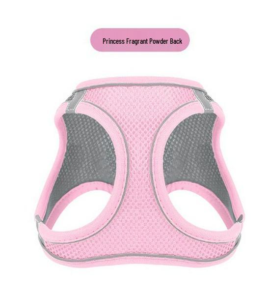 Reflective Vest-Style Pet Harness with Leash - Breathable for Cats & Dogs