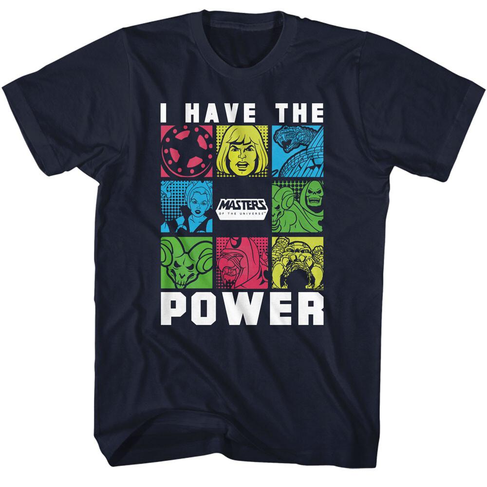 He-Man Masters Of The Universe I Have The Power Boxed Photo Men T-Shirt M