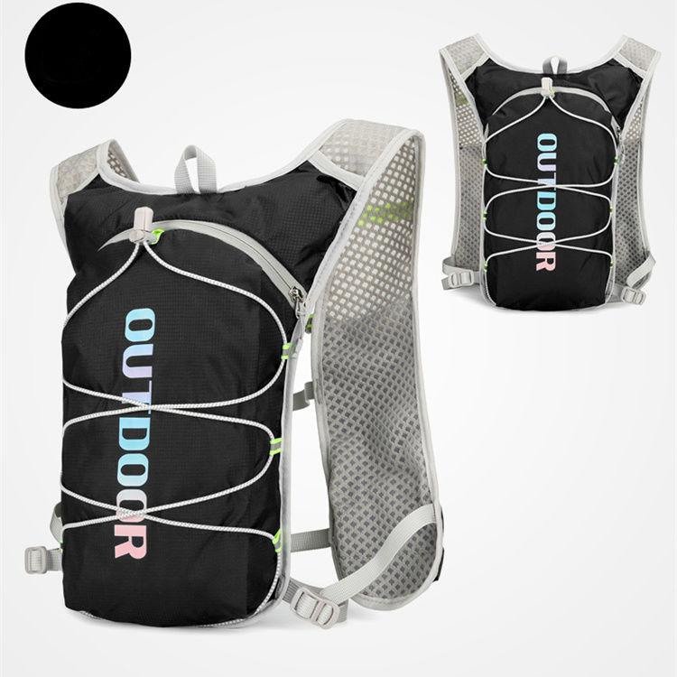 

Multifunctional Nylon Running Backpack Reflective Safety Sports Hydration Backpack Cycling Bag
