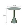 WEZHO Modern Minimalist Outdoor Round Table