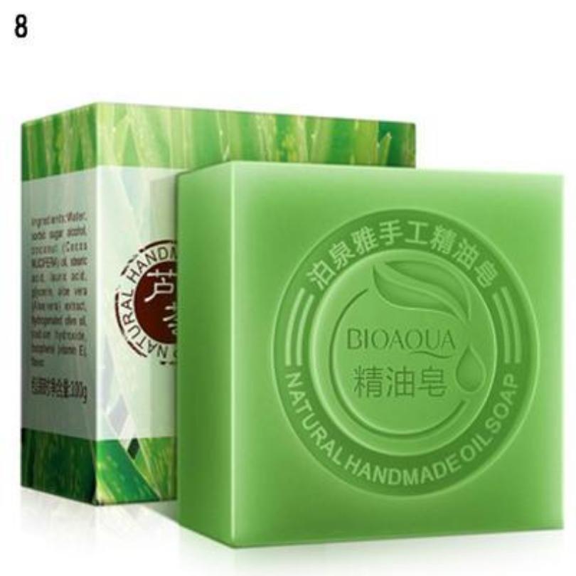 

BIOAQUA 100 г мыло с бамбуковым углем, мыло матча, очищающее эфирное масло лаванды, мыло для красоты кожи, мыло ручной работы, косметика Aloe