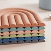 Rainbow Silicone Pot Mat Heat Resistant Trivet for Hot Dishes Non-Slip Table Placemat for Kitchen Home Bar Outdoor Use