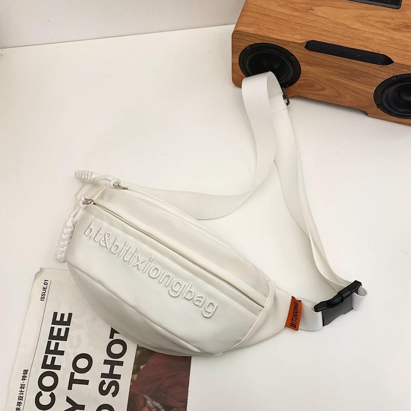 Chest Bag, Fashionable Crossbody Bag, Trendy Simple Sports Waist Bag, Student Shoulder Bag