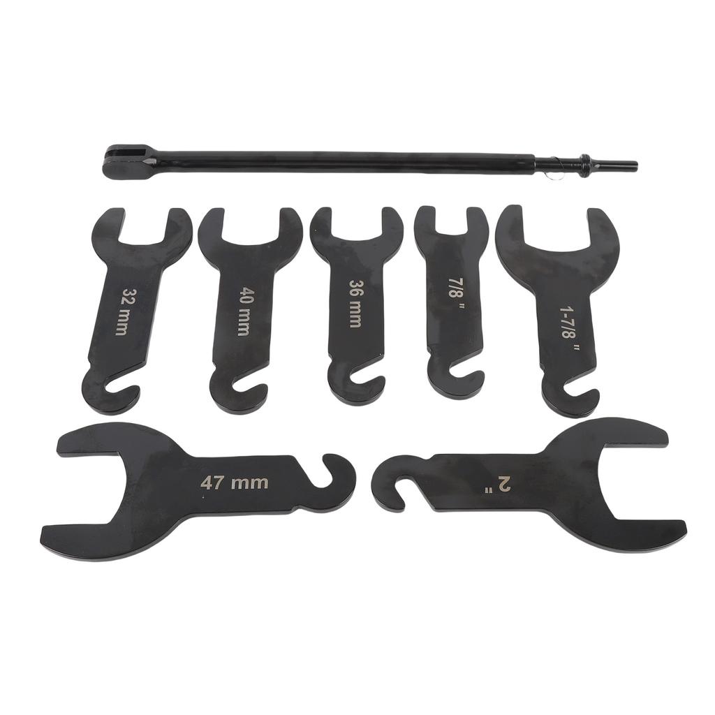 8 STÜCKE Pneumatischer Lüfterkupplungsschlüssel Stahl Lüfterkupplungsschlüssel Ausbau Einbau Werkzeugsatz mit Gebläse