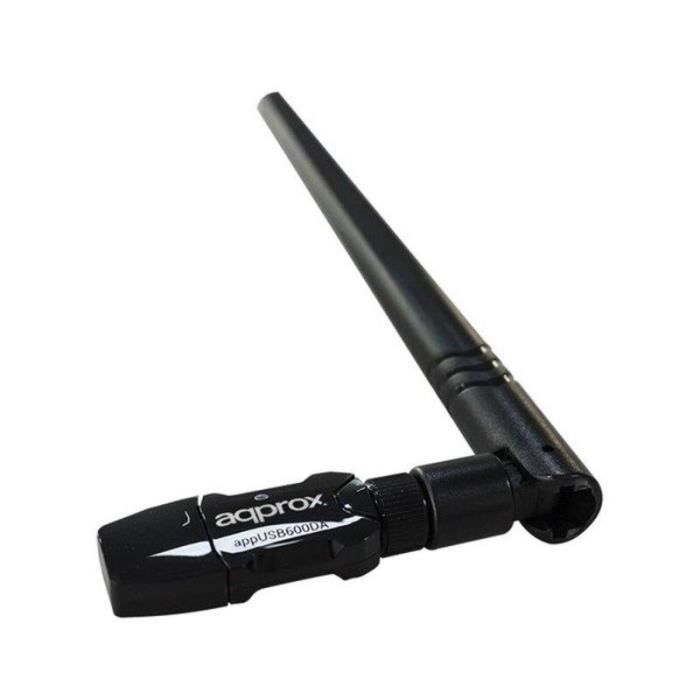 Adaptateur USB Wifi Approx! APPUSB600DA Noir - - - Approx!