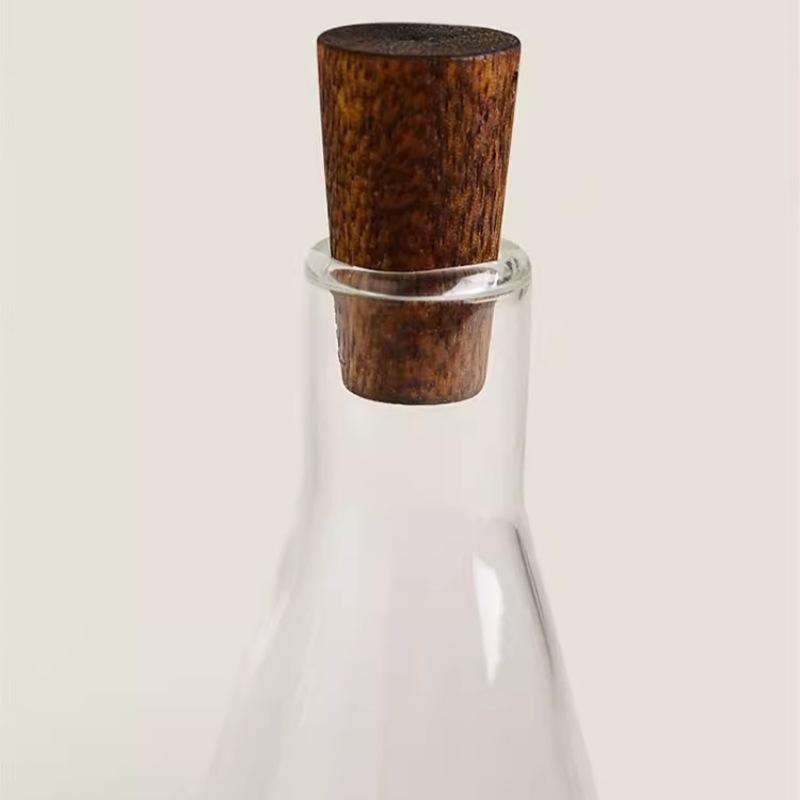 Glass oil pot Large capacity household kitchen soy sauce pot olive oil bottle kitchen storage