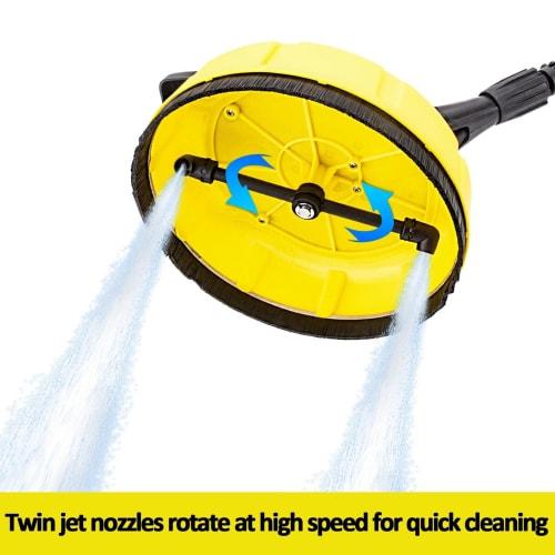 High-Pressure Washer Rotary Brush, Rotary Surface Patio Cleaner for K?rcher K Series K1-K7 Cleaning Tools, Deck Brush for Household Cars, Floors, Wall