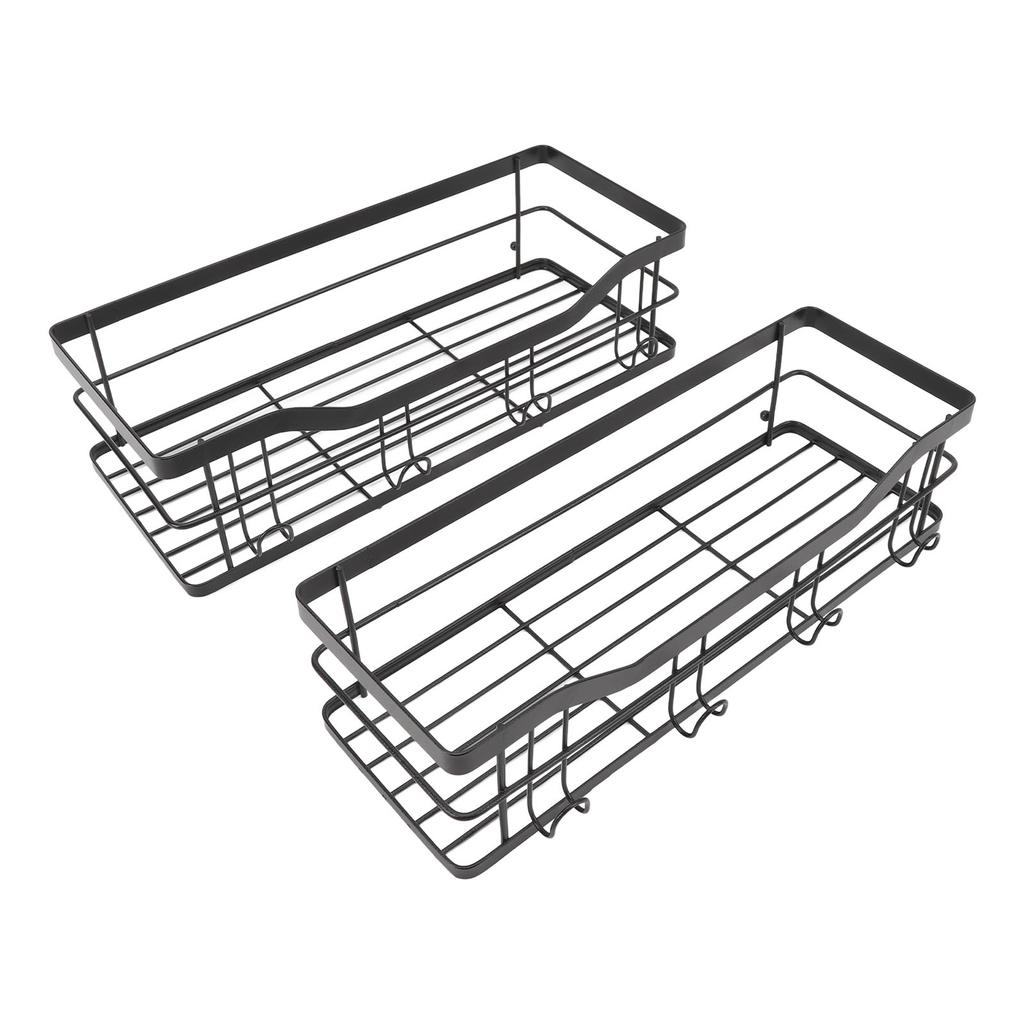 Bathroom Wall Shelf Multipurpose Stylish Simple Large Capacity Strong Load Bearing Adhesive Shower Organizer for