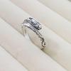 Stylish Hip Hop Snake Print Ring for Men and Women
