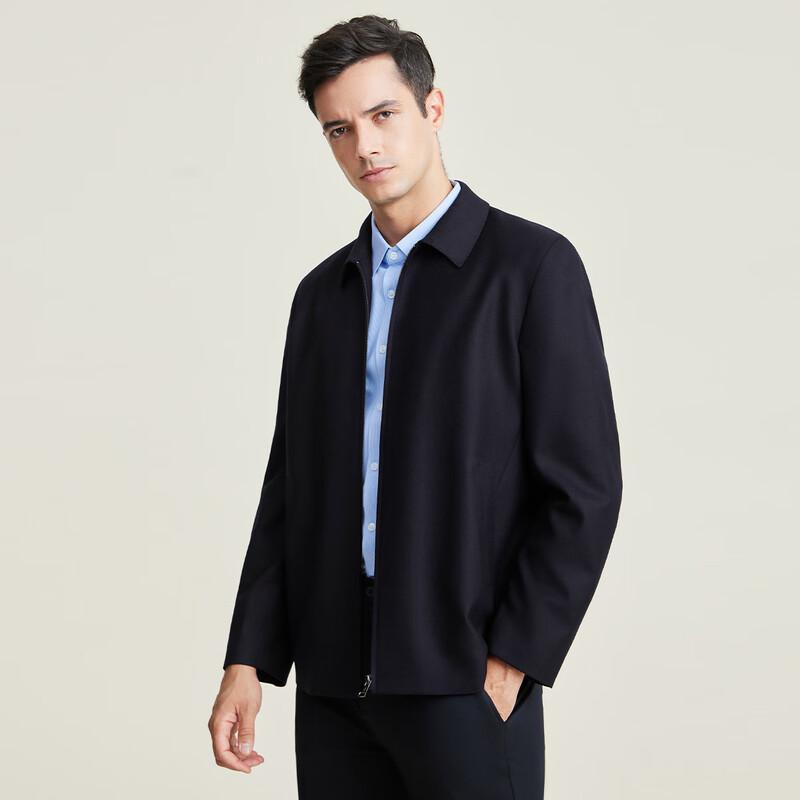 MONTAGUT Men's Business Casual Wool Cashmere Blend Jacket