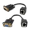 VGA zu RJ45 Adapterkabel Buchse/Stecker auf Buchse Steckverbinder Verlängerkabel Übertragung von VGA-Signalen über lange Distanzen