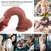 Liquid Silicone Dildo for Women Realistic Penis Adult Toy Soft Flexible Texture with Suction Cup