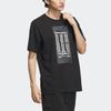Adidas Wuji Series Long T-Shirt With Graphic Print Men Tops Black IA8147