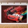 Disney Pixar Cars Lightning Mcqueen photo background for birthday party, studio photo background for kids, babies and baby welcome parties, AS41