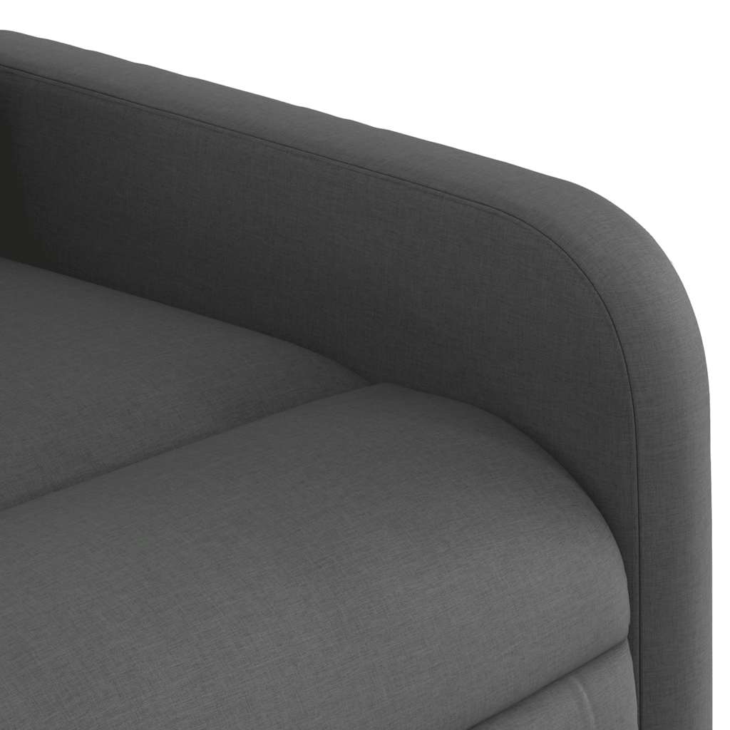 Massage Chair Dark Gray Fabric