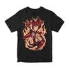 Fit Hazbin Hotel Alastor What Now Jumbo Print Charcoal Women's T-Shirt Unisex Graphic Cotton Tee Printing High-end Luxury Unisex Style