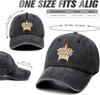 Worlds Greatest Dad Baseball Cap Distressed Washed Cotton Adjustable Outdoor Casual Gifts for Fathers Day