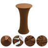 Premium Spandex Round Table Cover Elastic Skirt for Hotel Wedding Banquet Decor