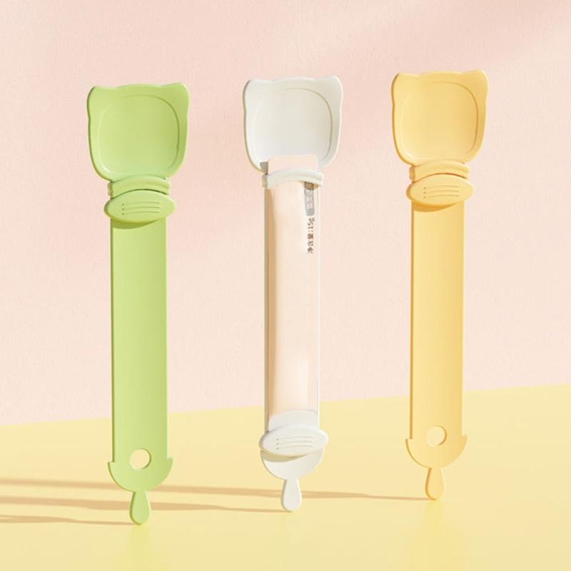 Cat Wet Treats Dispense Spoon Feeding Lickable Wet Treats Daily Artifacts Cat Treat Squeeze Spoon Feeding Supplies